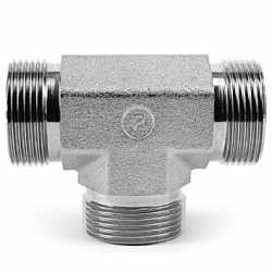 1/4" T-coupling 60° cone BSPP
