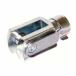Piston rod end mount 50/63mm stainless steel