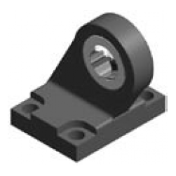 Pivot bracket with swivel bearing 40mm