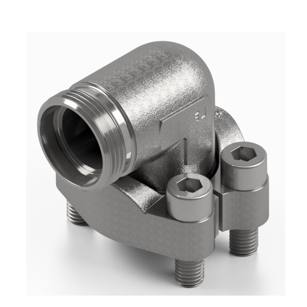 "SAE Flange Elbow DIN 2353   6000 PSI,Size 1""