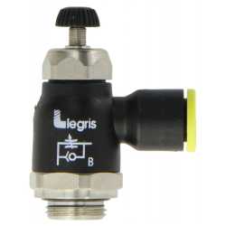 Flow control regulator 90° Ø10mm - 3/8" Flow control regulator 90° Ø10mm - 3/8"