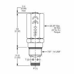 Direct acting relief valve A04B2PZN Direct acting relief valve A04B2PZN