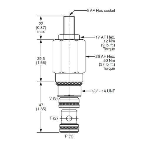 Pilot operated ventable relief valve A04H3PZN Pilot operated ventable relief valve A04H3PZN