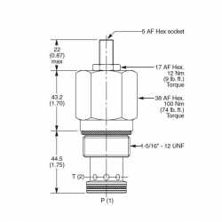 Direct acting relief valve A06G2PZN Direct acting relief valve A06G2PZN