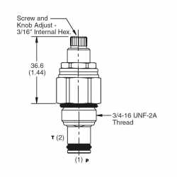 Direct acting relief valve RDH081S30 Direct acting relief valve RDH081S30