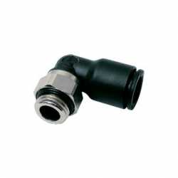 Threadede elbow Ø8mm - 3/8"bspp Threadede elbow Ø8mm - 3/8"bspp